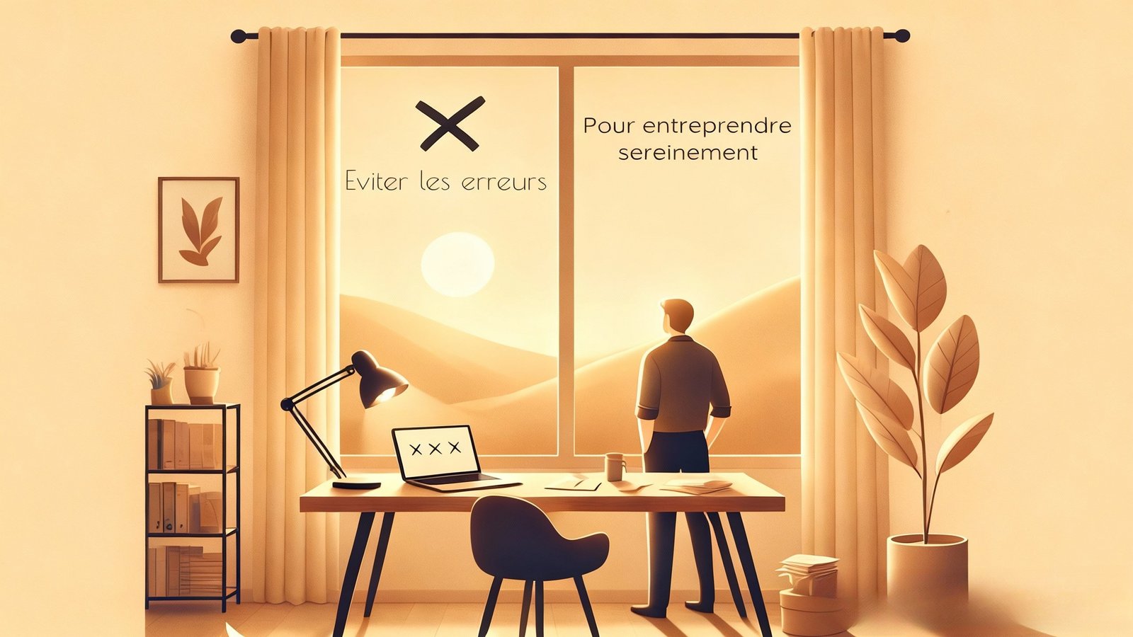 Entrepreneur réfléchissant aux questions essentielles avant de créer son activité